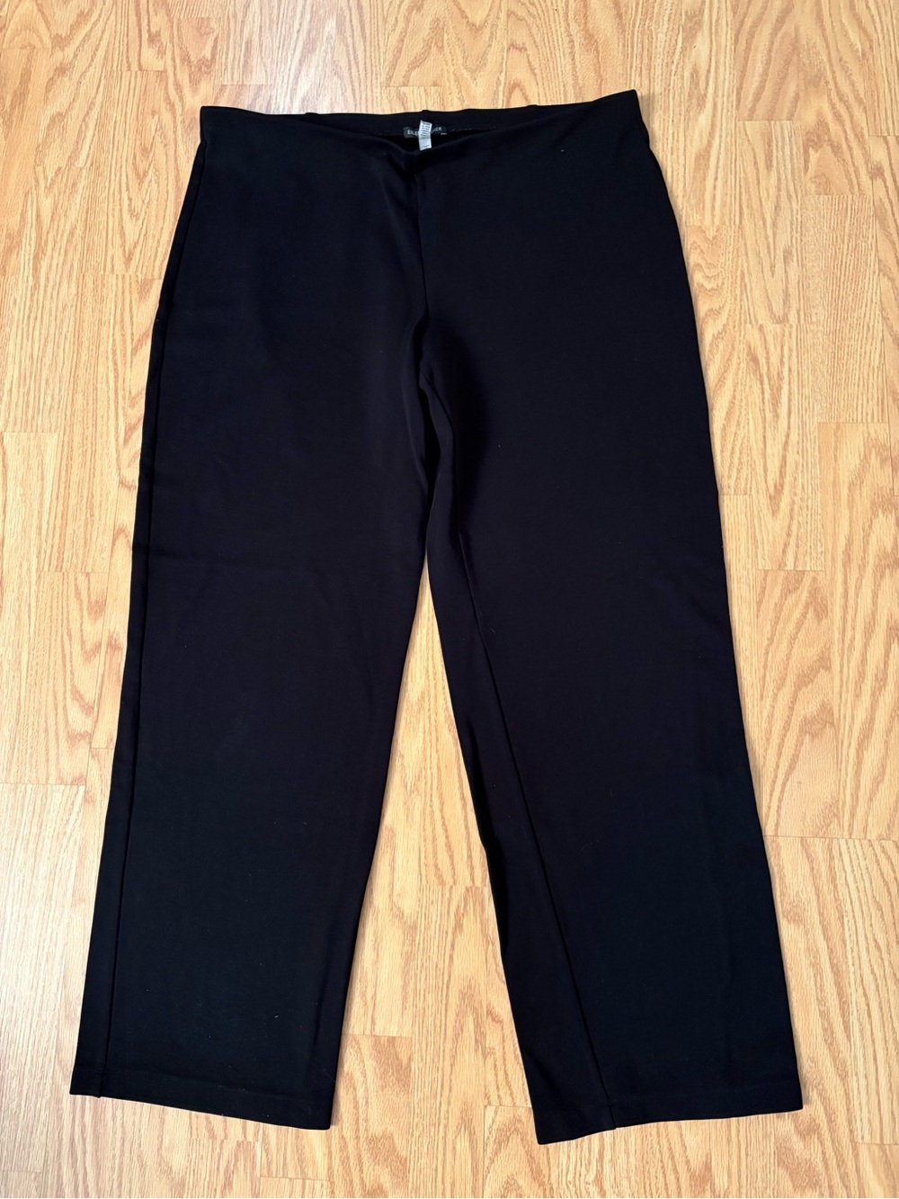 Eileen Fisher Black Straight-Leg Women's Pants